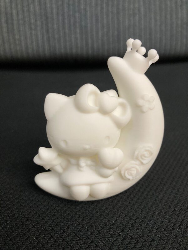 Hello Kitty Flower Moon – 3D Printed Miniature Display - Image 2