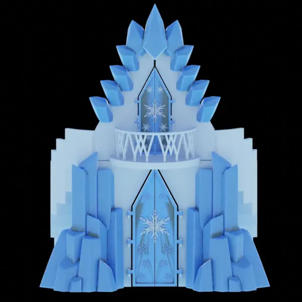 Elsa’s Ice Palace – Frozen Spectacle in 3D Print (Disney Fan Art) - Image 3