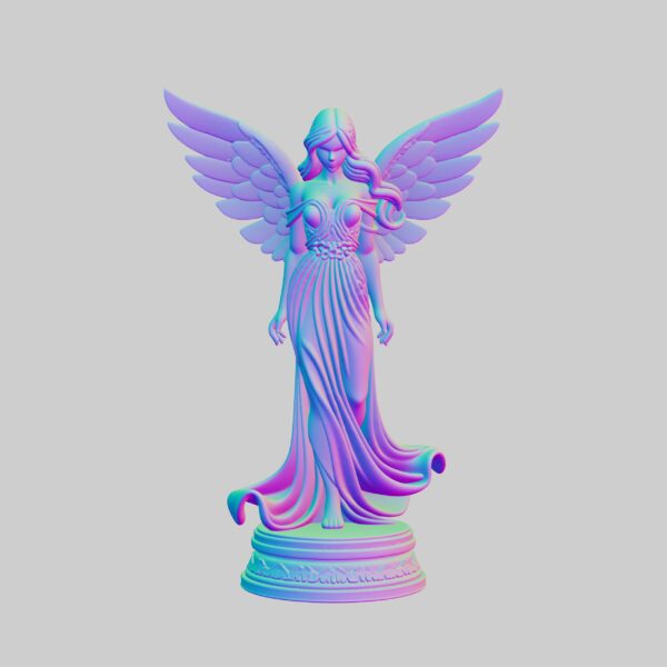 Angel of Fairy – 3D Printed Fantasy Figurine - Image 3