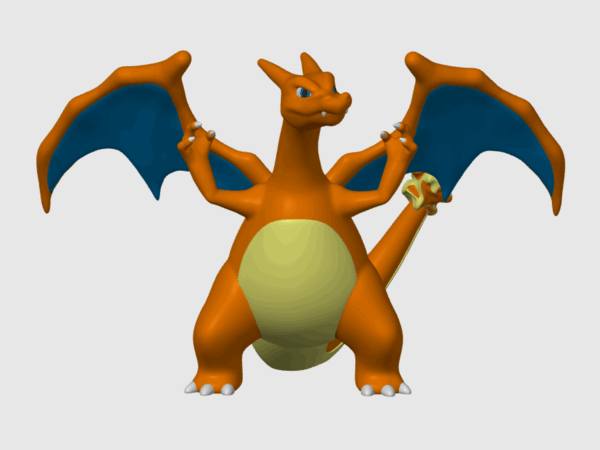 Charizard Multicolor – 3D Printed Pokémon Figurine - Image 3
