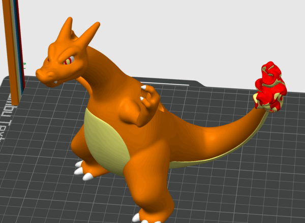 Charizard Multicolor – 3D Printed Pokémon Figurine - Image 4