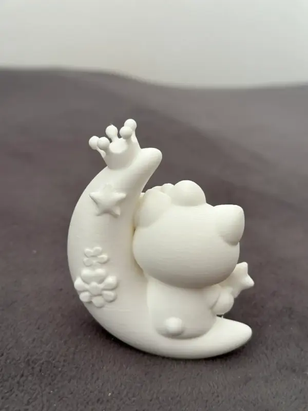 Hello Kitty Flower Moon – 3D Printed Miniature Display - Image 3