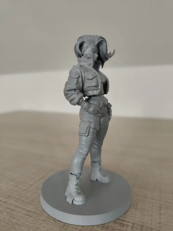 Anime Warrior Figurine – 3D Printable Mini Character by armania3d - Image 2