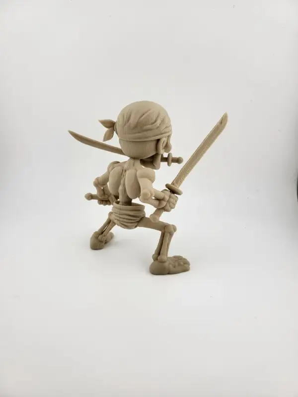 One Piece Zoro Skeleton Pirate Figure - Image 4