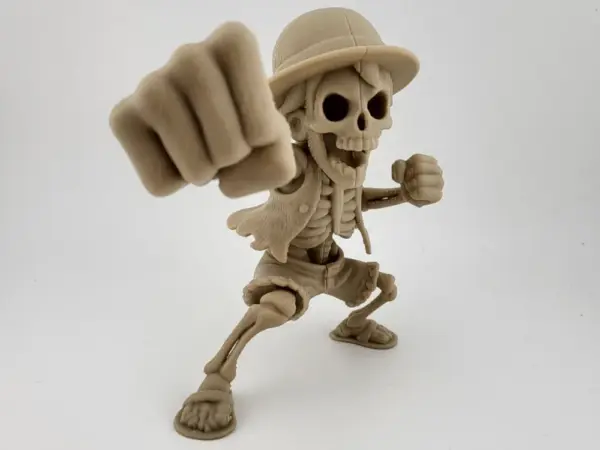One Piece Luffy Skeleton Figure – Punch Pose