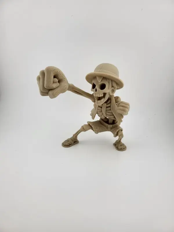 One Piece Luffy Skeleton Figure – Punch Pose - Image 2