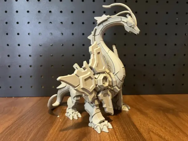 Mecha Pokémon Series: Meganium Statue – 3D Printed Full-Body Collectible - Image 4