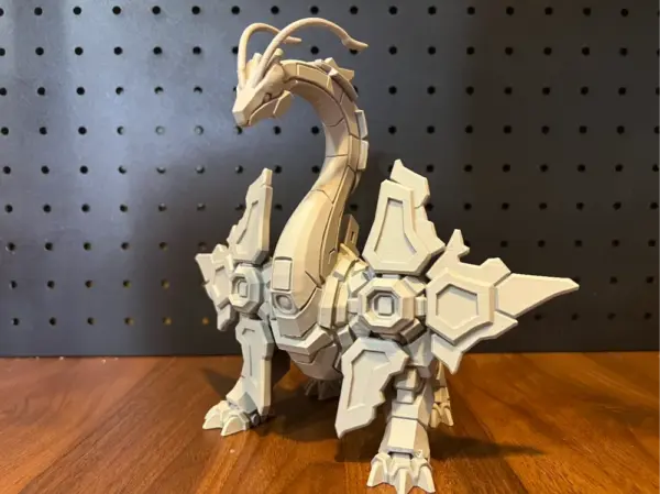 Mecha Pokémon Series: Meganium Statue – 3D Printed Full-Body Collectible