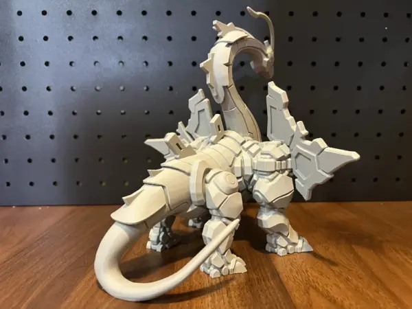 Mecha Pokémon Series: Meganium Statue – 3D Printed Full-Body Collectible - Image 3