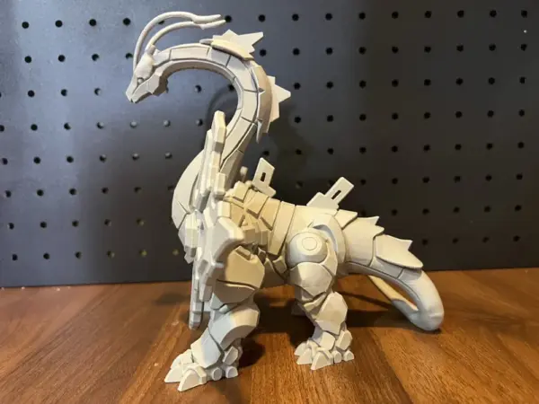 Mecha Pokémon Series: Meganium Statue – 3D Printed Full-Body Collectible - Image 2
