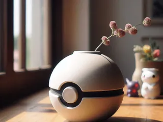 Poké-Ball Inspired Vase